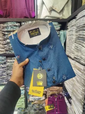 Picture of Eid special whole body secuance Desing work eid special panjabi for mens