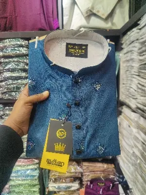 Picture of Eid special whole body secuance Desing work eid special panjabi for mens