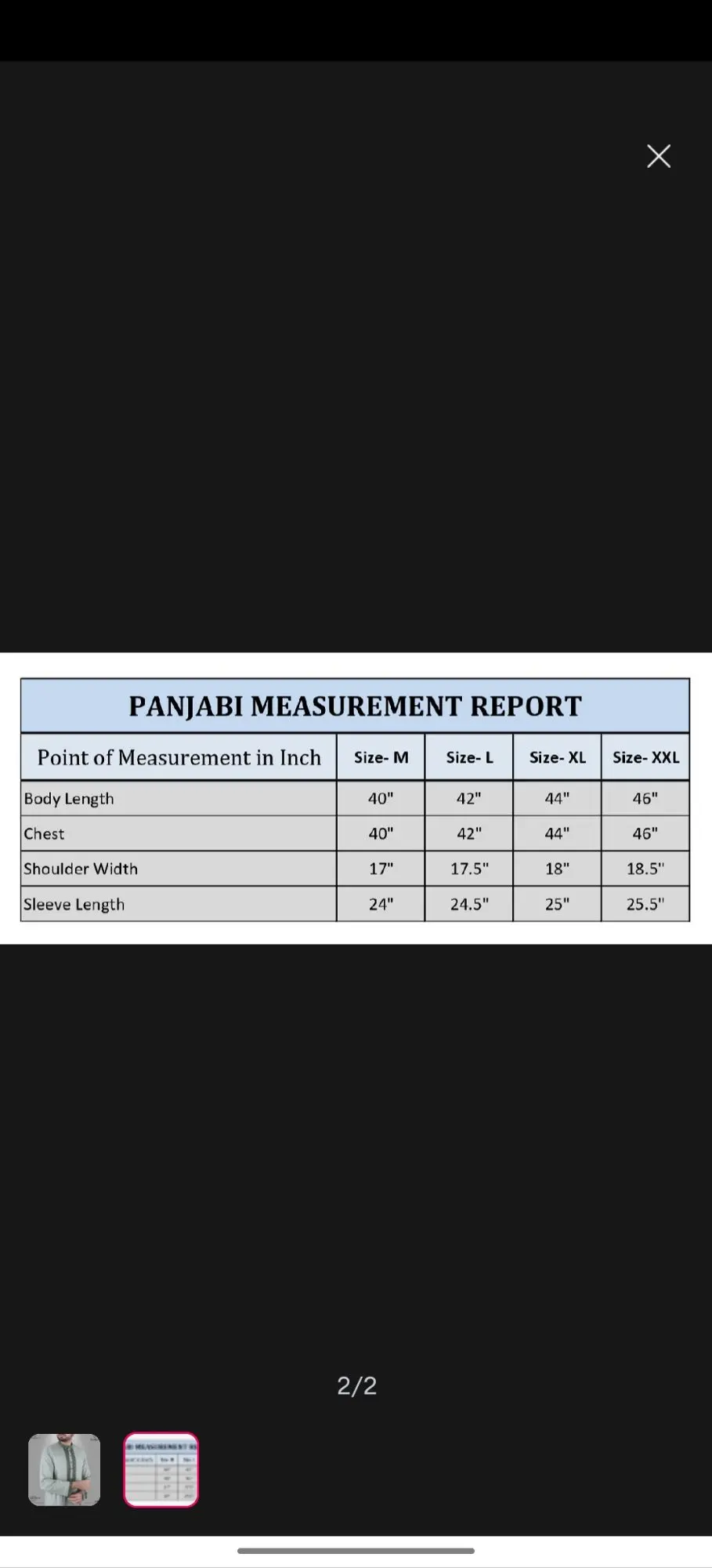 Picture of Mens Premium blue colour panjabi styles look for men