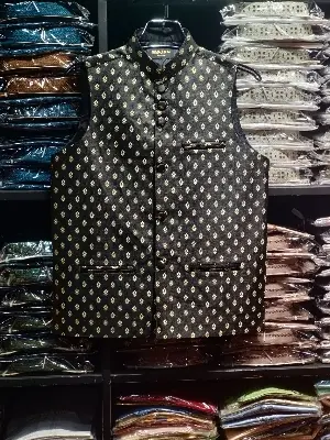 Picture of Mens winter special waists chest and vest coat katan febric