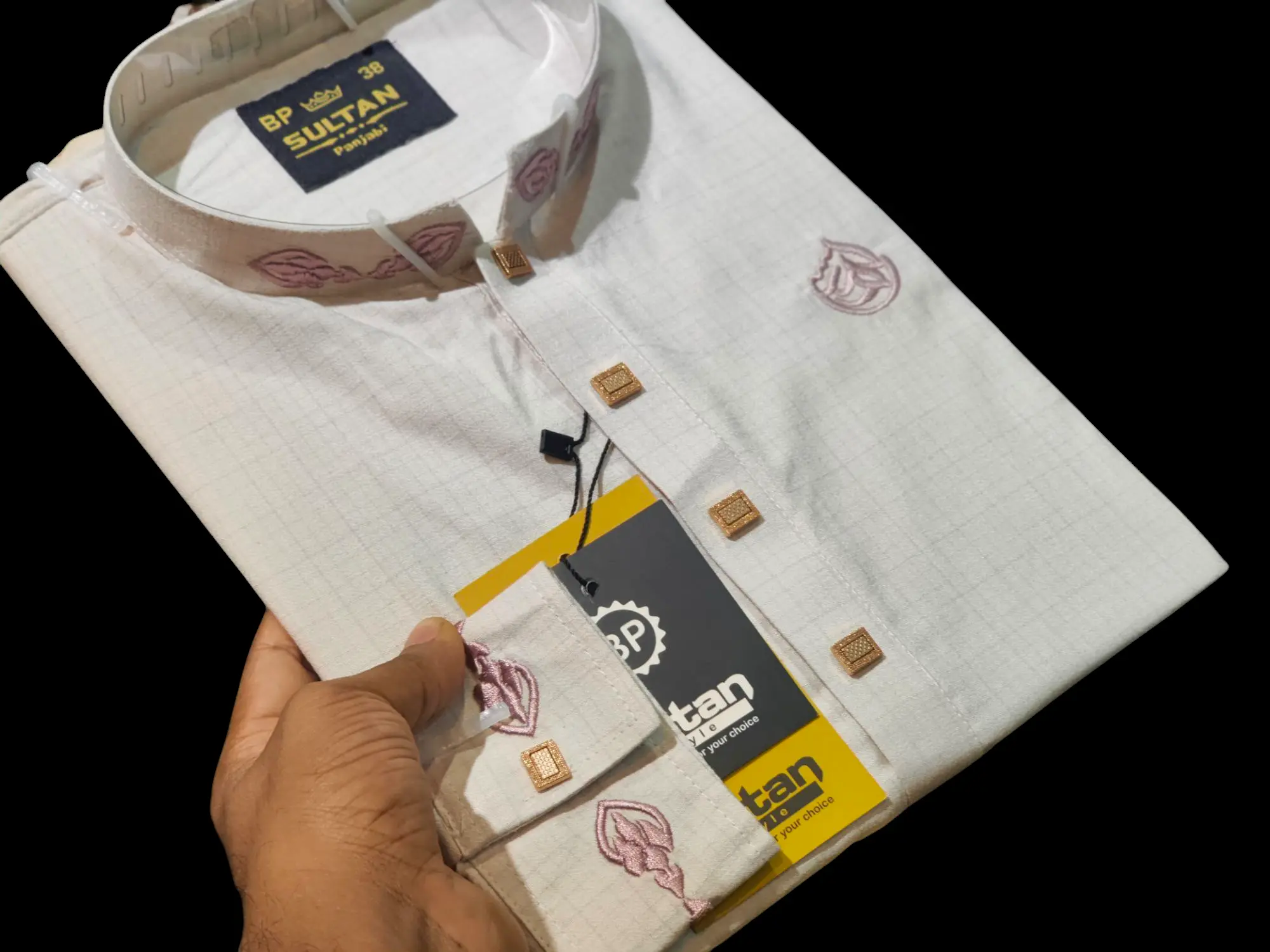 Picture of Super luxury Mens premium quality snap button high quality premium panjabi