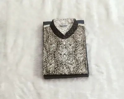 Picture of Mens Premium Digital print Indinan brash cotton fabric panjabi for mens