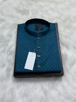 Picture of Twill fabric Smart fashion mens super virul panjabi