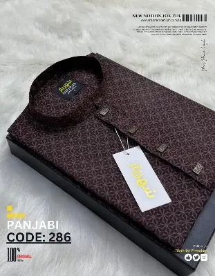 Picture of Twill fabric Smart fashion mens super virul panjabi