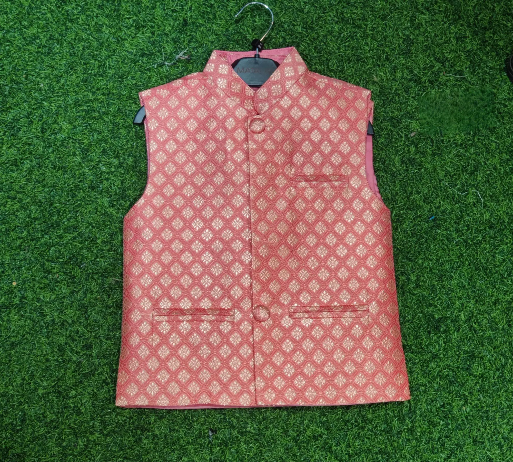 Picture of Boys Indian katan waist coat  premium waist coat(1