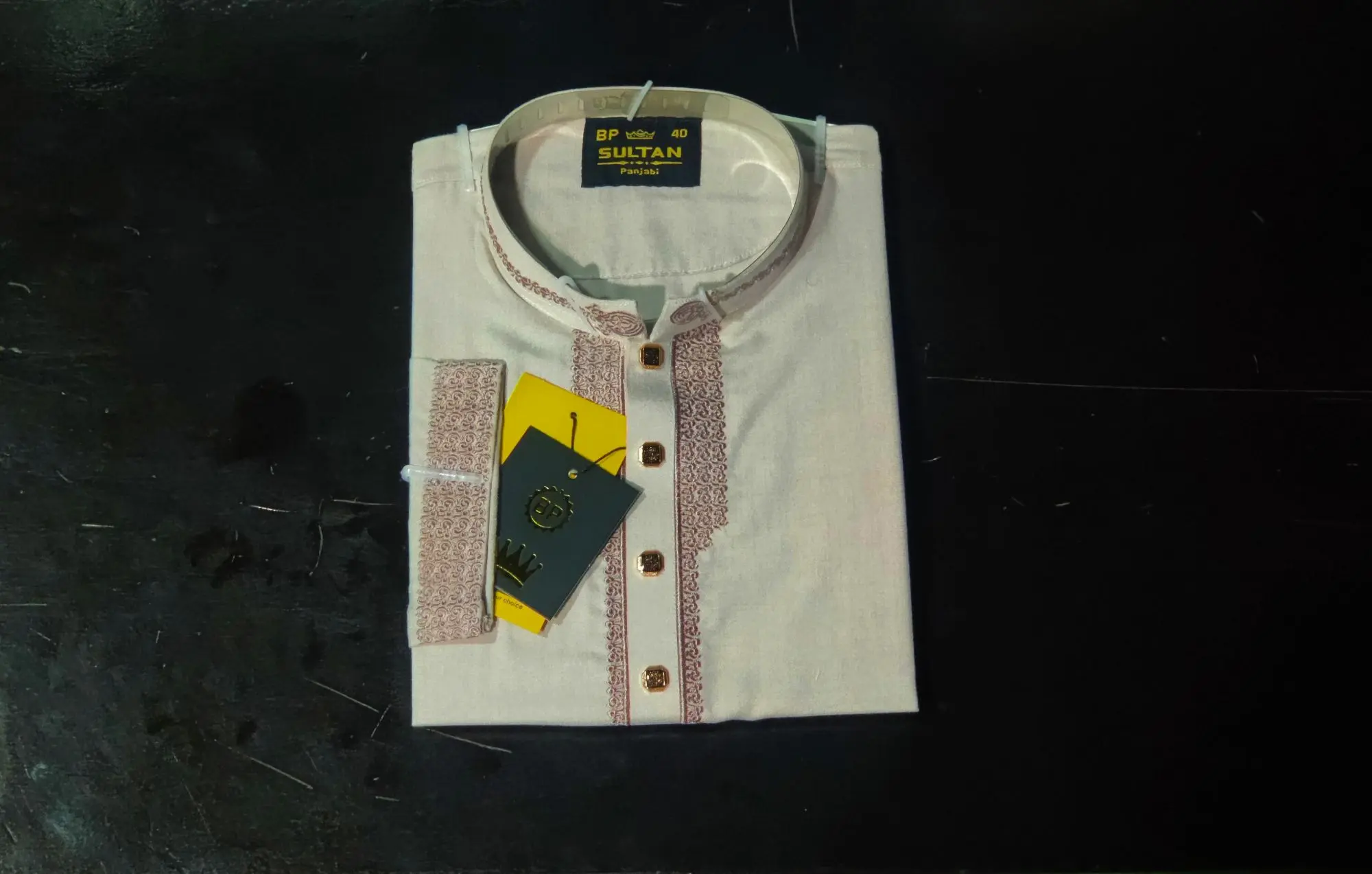 Picture of Mens premium pure cotton solid colour Eid campaign p