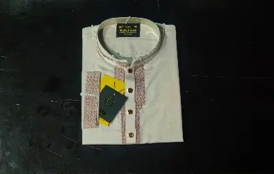 Picture of Mens premium pure cotton solid colour Eid campaign p