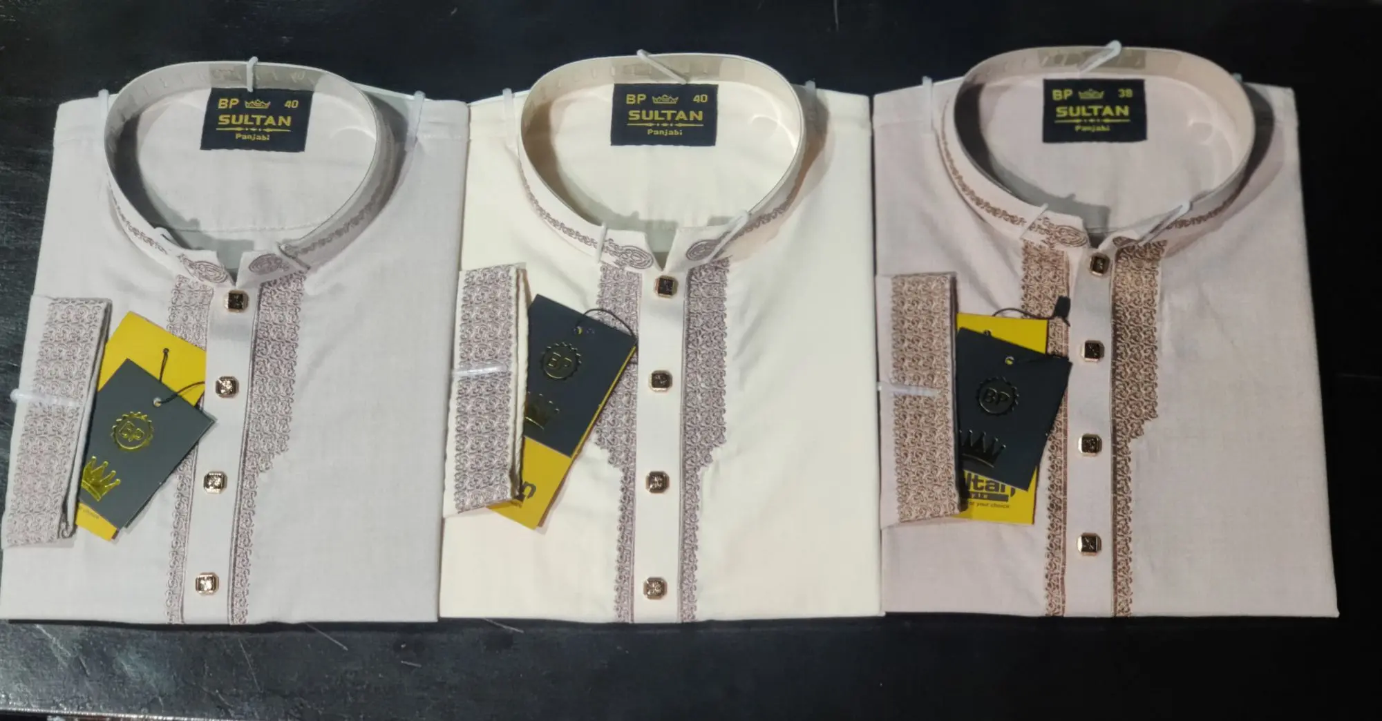 Picture of Mens premium pure cotton solid colour Eid campaign p