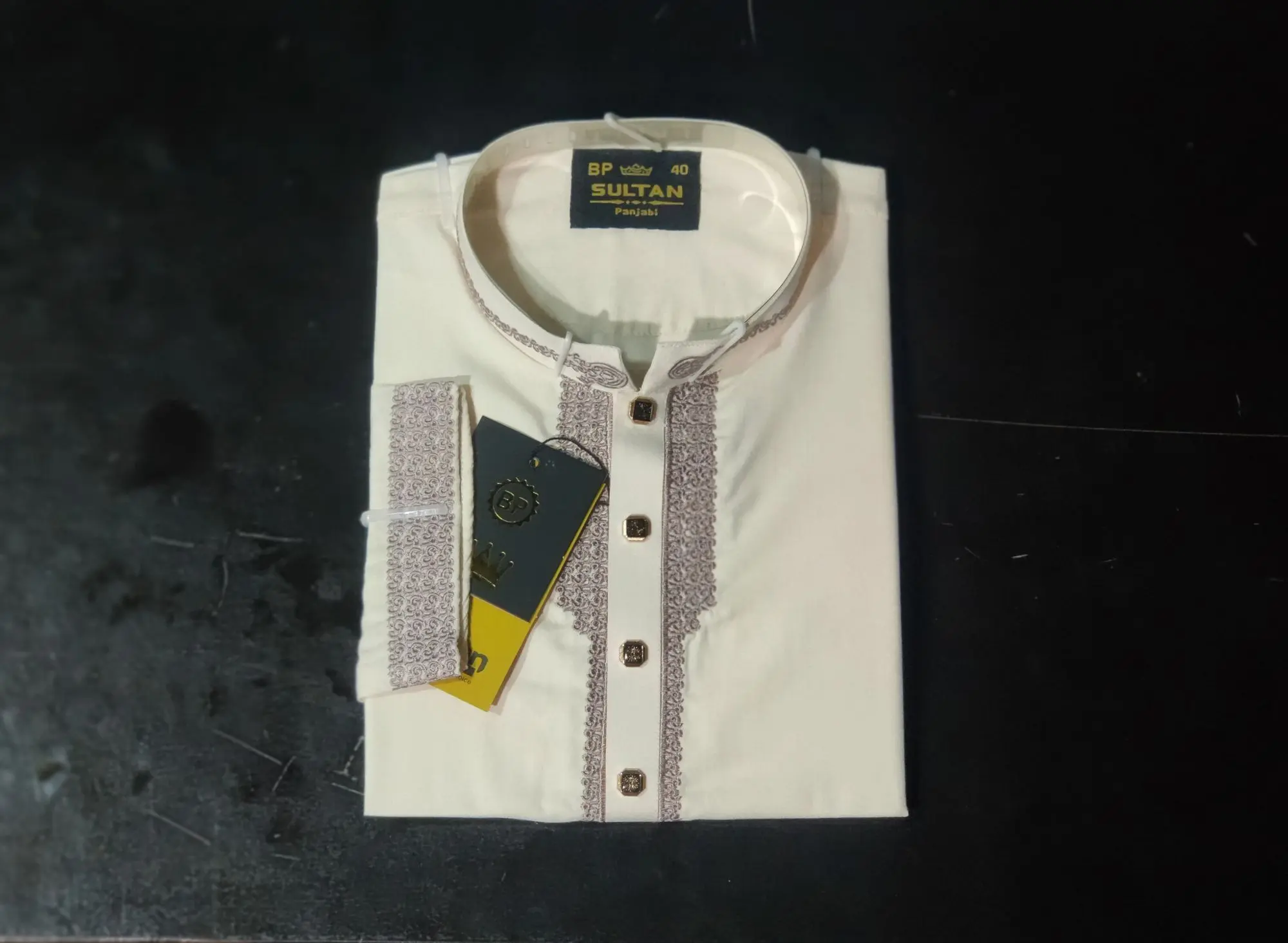 Picture of Mens premium pure cotton solid colour Eid campaign p