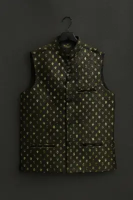 Picture of Mens waiste coat,  Mens panjabi koti super premium koty for men