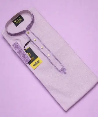 Picture of Pure smart cotton panjabi simple polite desing premium look eid special panjabi for mens