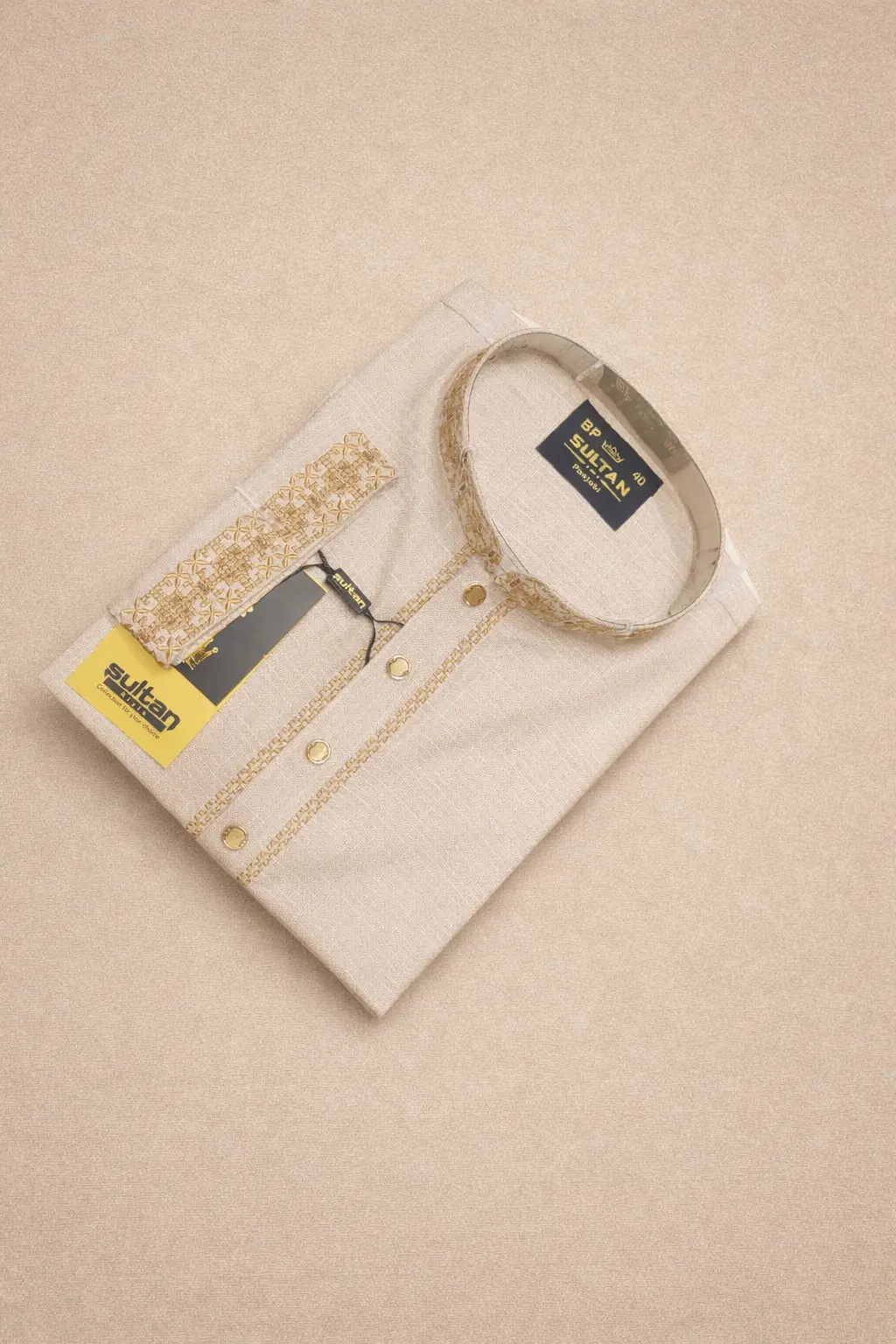 Picture of Pure smart cotton panjabi simple polite desing premium look eid special panjabi for mens