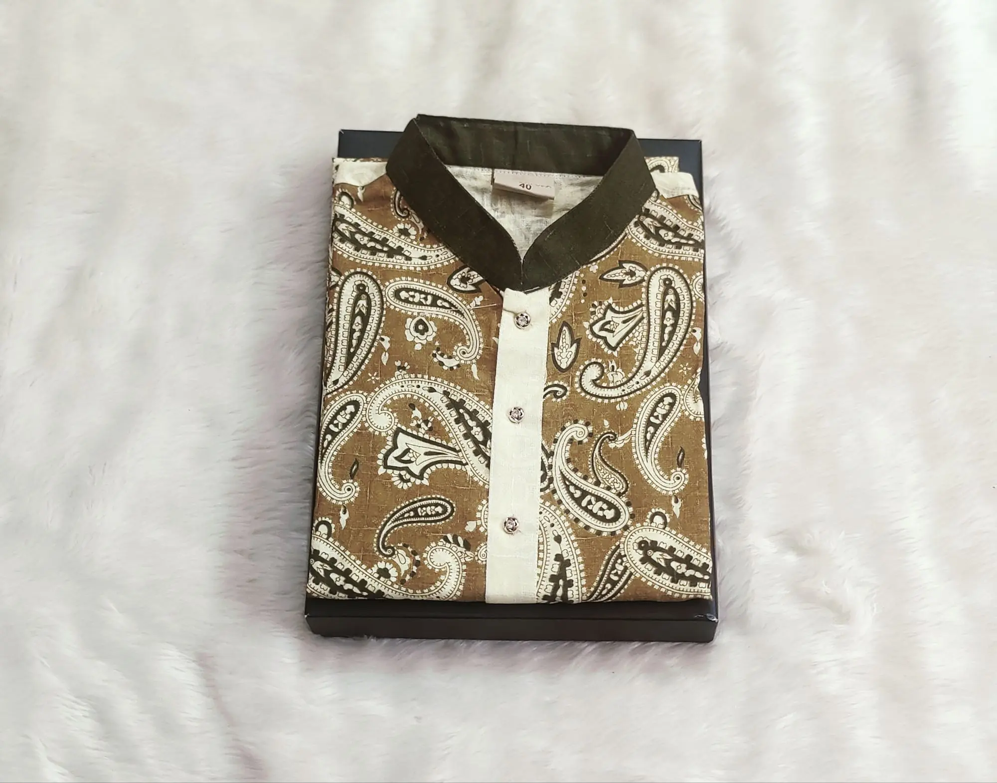 Picture of Boisakhi spiceal Mens super premium Digital print panjabi for mens 2026