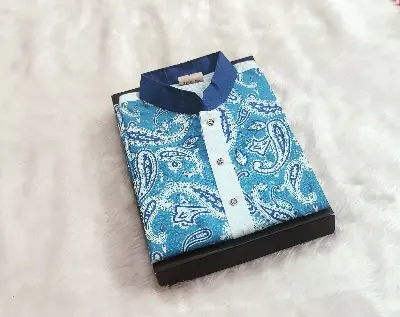 Picture of Mens Boisakh special super duper Digital print panjabi