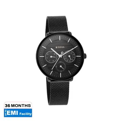 Picture of Workwear Black Dial Black Stainless Steel Strap Watch