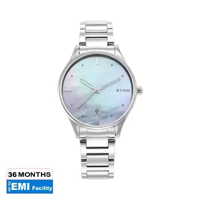 Picture of Titan 2670Sm11 Pastel Dreams Purple Mother Of Pearl Dial Analog Metal Strap Watch For Women