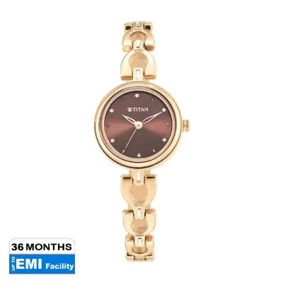 Picture of Titan 2601Wm04 Lagan Brown Dial Ladies Watch