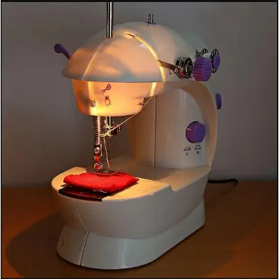 Picture of Portable Mini Electric Sewing Machine 5 in 1 Off White 