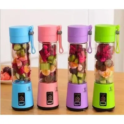 Picture of Mini USB Rechargeable Portable Juicer Blender – 6 Blade Electric Fruit Mixer & Smoothie Maker Multicolor