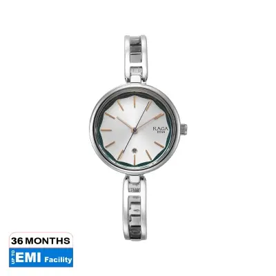 Picture of Titan Raga Viva Silver Dial Metal Strap Watch for Women