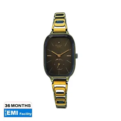 Picture of Titan Raga Chic Quartz Analog Green Dial Green Metal Strap Watch for Women