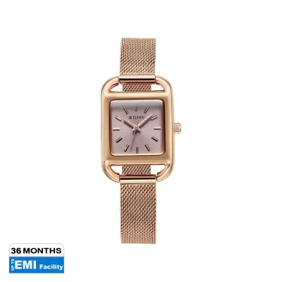 Picture of Titan Horizon Quartz Analog Pink Dial Stainless Steel Strap Watch For Women