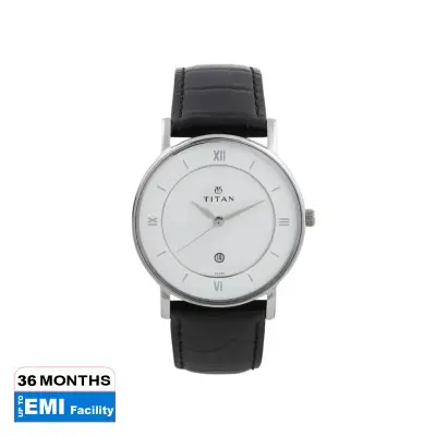 Picture of Titan 9162Sl04 Classic White Dial Analog Watch For Men