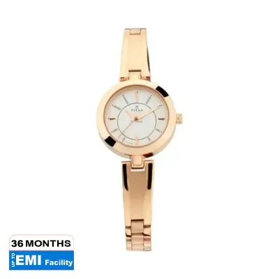 Picture of Titan Quartz A Quartz Analog Silver Dial Metal Strap Watch For Women (2598Wm01)
