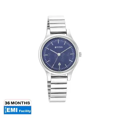 Picture of Titan N Karishm Karishma Blue Dial Metal Strap Watch For Women (2679Sm01)
