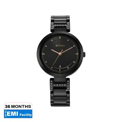 Picture of Titan 2480Nm02 Women Brass Round Shape Watches