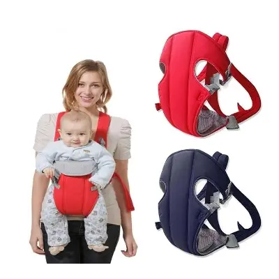Picture of Tian Er Baby Carrier – Multi-Functional Front & Back Carry Bag for Newborns | Breathable & Comfortable (Imported) Chili Red