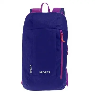 Picture of waterproof nylon purple backpack for man and women Purple