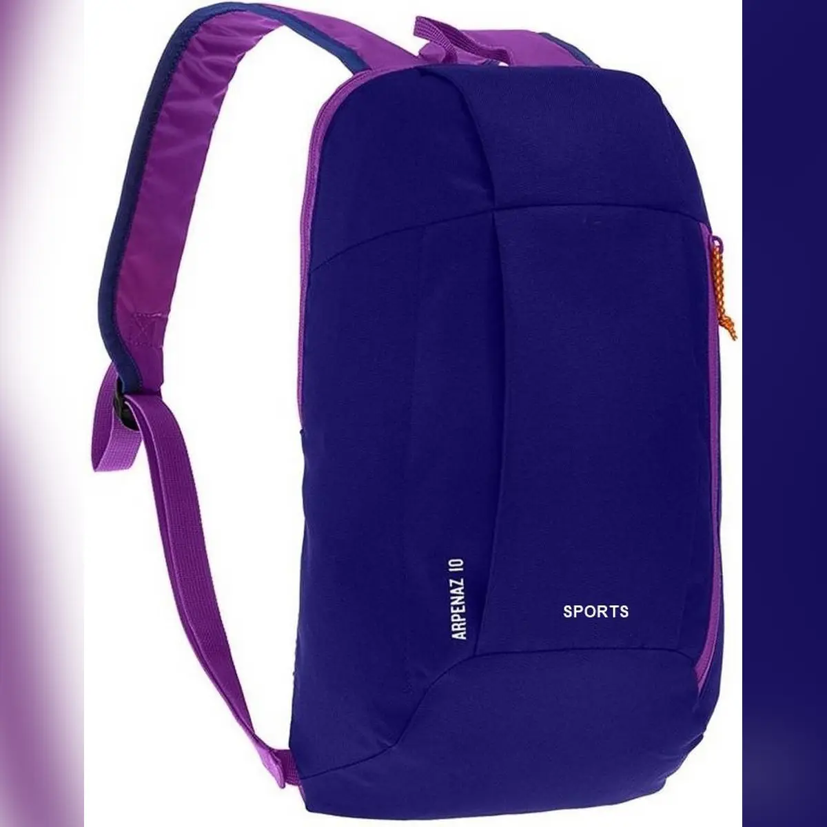 Picture of waterproof nylon purple backpack for man and women Purple