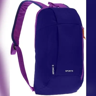 Picture of waterproof nylon purple backpack for man and women Purple
