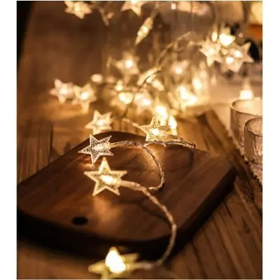 Picture of Star String LED Light For Decoration,3 meter Gold