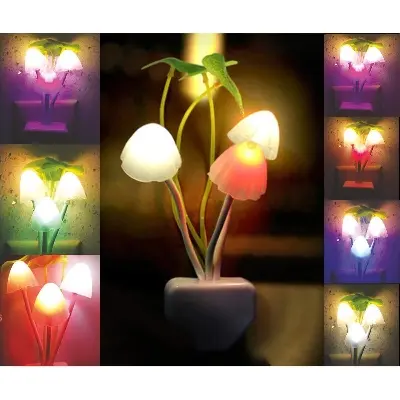 Picture of LED Mushroom Night Light Lamp - Multi Color Multicolor