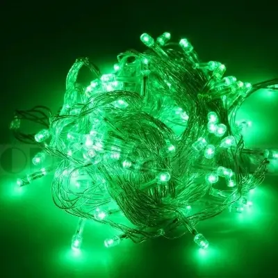 Picture of Decoration Fairy Lights Green 100 LED String - Room Decoration Light - Room Decoration Light Green