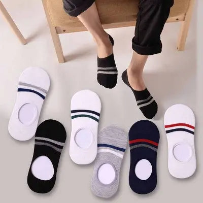 Picture of 05 Pair Premium Quality Loafer Socks for Men Multicolor