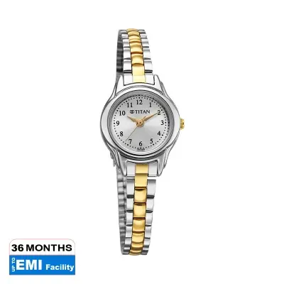 Picture of Titan Karishma Silver Dial Dual Tone Stainless Steel Analog Watch