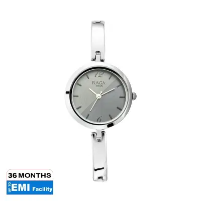 Picture of Raga Viva Silver Dial Metal Strap Watch