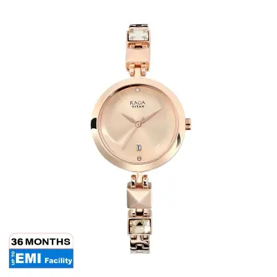 Picture of Titan Raga Viva Rose Gold Dial Analog Watch for Women