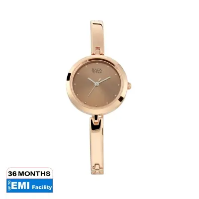 Picture of Raga Viva Rose Gold Dial Metal Strap Watch