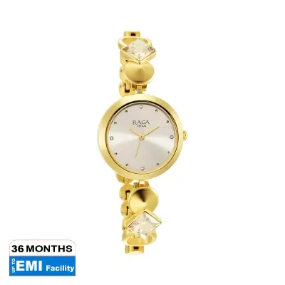 Picture of Love All Watch with Champagne Dial & Brass Strap