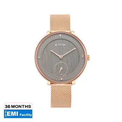 Picture of Workwear Watch with Black Dial & Stainless Steel Strap