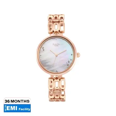 Picture of Raga Chic - Mother Of Pearl Dial Metal Strap Watch