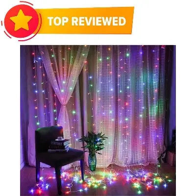 Picture of Multicolor LED Fairy String Lights – Decorative Lighting for Party, Wedding, Festival, Christmas & Home Decoration Multicolor