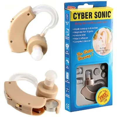Picture of Cyber Sonic BTE Hearing Aid Personal Sound Amplifier Ear hearing aids for the elderly TV Hearing device Drop Shipping Gold