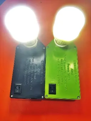 Picture of 2 Pcs Rechargeable LED Bulbs with Portable Charger – 5W–15W Emergency Energy Saving Lights Multicolor