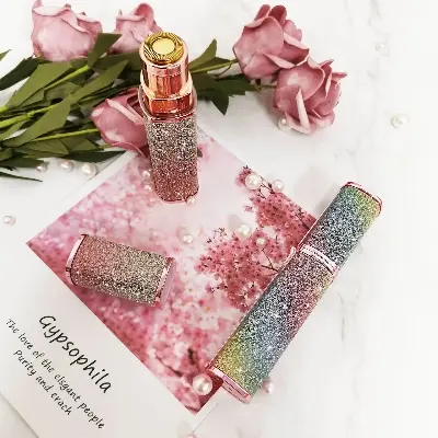 Picture of Rechargeable Lady Shaver Flawless Eyebrow Trimmer Hair Remover Women Pink