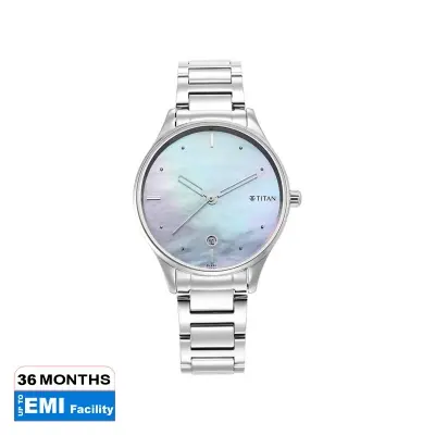 Picture of Pastel Dreams Purple Mother of Pearl Dial Metal Strap Watch